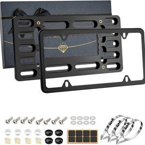 Brand new - Black license plate holder